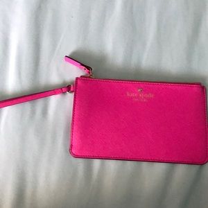 Pink Kate Spade Wristlet
